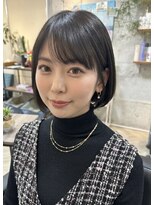 ビーチ(Beach)&nbsp;大人可愛いミニボブスタイル