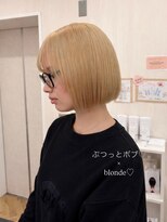 シュガー ヘアアンドネイル 仙台(SUGAR)&nbsp;抜きっぱなしカラーぷつっとボブ