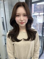 エトワ 中央店(etoi)&nbsp;大分ハッシュカット胸上鎖骨下ミディアムレイヤースタイルかるめ