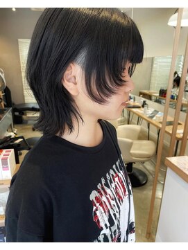 パッセージ ダブリュー 八幡山(hair make passage .w) ツーブロック×ウルフレイヤー