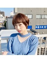 アッシュ 亀戸東口店(Ash)&nbsp;ショート/くびれショート/韓国ボブ/グレージュ