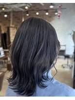 スペックホルダー(Spec Holder) ダークアッシュレイヤーカット×ブルー3.4