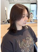 アッシュブラウンボブ