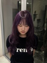 ブランシェ 西松山店 ラベンダーカラー×レイヤーカット