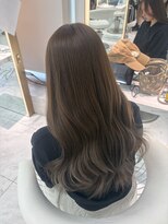 ロンドルピナス 小倉(Lond Lupinus)&nbsp;縮毛矯正/ワンホンレイヤー/ミルクティーブランド/ダークブルー