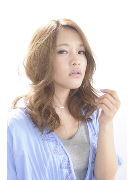 マウナ(Mauna) オトナっぽい☆リバースパーマミディ☆