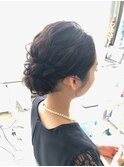 結婚式参列ヘア