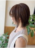 切りっぱなしショート