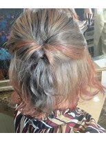 アスイン(asuin)&nbsp;インナーカラー オレンジ＆ピンク