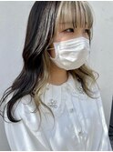 20代◎/ブリーチ/インナーカラー/前髪
