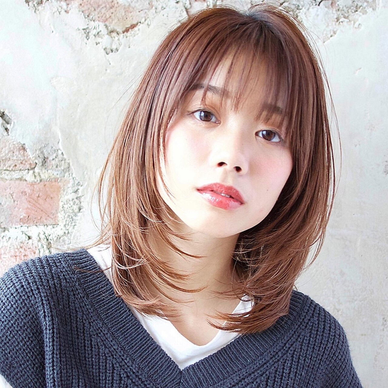 【上品で華やか】SELF PORTRAIT 装飾カットアウトクレープガウン ☆ロングレイヤーカット小顔レイヤーリフトレイヤー：L192145713