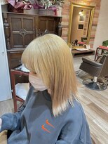 フェイバー 警固店(FAVOR)&nbsp;黒染め履歴のハイトーンベージュ