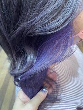 エムタニグチギンザ(M.TANIGUCHI GINZA) インナーカラー◎パープルカラー◎バイオレットカラー