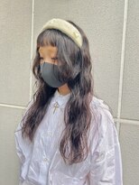 ロカ 表参道(loka)&nbsp;ロングパーマ/グレージュ[表参道/ブリーチ/ハイライト]Mai