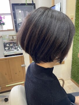 マーブル ヘアー(marble hair) ノンブローボブ◎20代30代40代50代60代