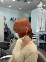 ワンズクロエ 原宿店(ONE's Chloe)&nbsp;オレンジベージュ/似合わせカット/アースカラー/くびれヘア/