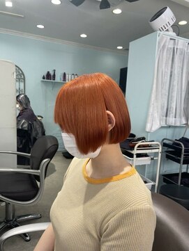 ワンズクロエ 原宿店(ONE's Chloe) オレンジベージュ/似合わせカット/アースカラー/くびれヘア/