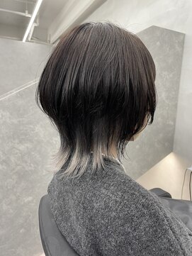 ファイブバイジエクト 堀江(FIVE by The Ect) インナーホワイト　ウルフヘアー