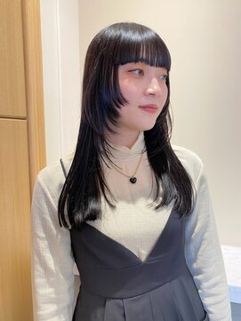 スムーク(smuk) 【smuk/スムーク】切りっぱなしロング/フェイスレイヤー