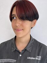 トレヘアー(tRe hair)&nbsp;ショートカット　エンドカラー