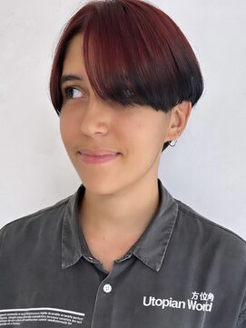 トレヘアー(tRe hair) ショートカット　エンドカラー