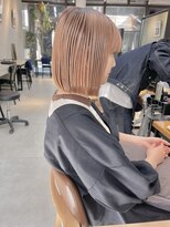 ミィ 表参道(mee.)&nbsp;前髪/マチルダボブ/ピンクベージュ/インナーグレージュ/表参道