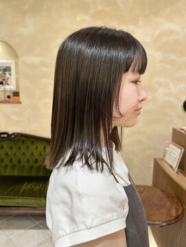 ビュートリアム265(BEAUTRIUM 265) ボブ/ロブ/ベージュ/外はね/ブリーチなし/ストレートヘア/銀座