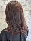 『pink×brown』イヤリングカラー