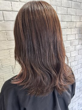 ランズ(LANDS) 『pink×brown』イヤリングカラー