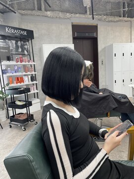 リミットバイアフィナー 大宮店(limit by Afinar) 前下がりボブ