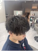 デザインカラー/レイヤーカット/ウェットヘア/オリーブベージュ