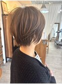 ショートボブ20代30代40代50代前髪あり前髪なし面長丸顔卵形