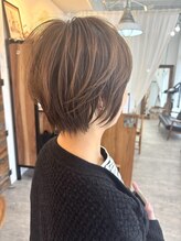 ヌニル(nunill) ショートボブ20代30代40代50代前髪あり前髪なし面長丸顔卵形