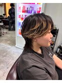 【伸びた襟足は活かして】くびれウルフカット