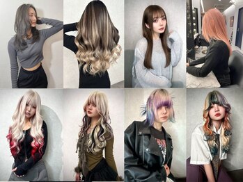 リゲルバイキング(Rigel by KING)の写真/【心斎橋徒歩3分】大人気の羽エクステと定番のシールエクステあり◎自然な仕上がりでさら艶ロングヘアに＊