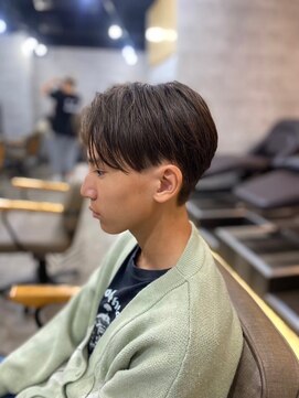 メンズカット バイ ソイクフ(メンズカット by SOY-KUFU) 20代30代40代◎抜け感マッシュセンターパート
