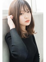 フレームプラス 天王寺あべの店(FRAME+)&nbsp;【FRAME  天王寺あべの】シースルー前髪/外ハネボブ