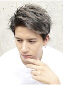 大分メンズカット刈り上げツーブロックショートアップバング
