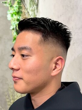 アポロ 横浜駅店(apollo) men's/スペインカール/スパイキーショート/ブルーブラック