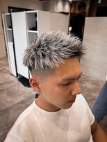 ルースト 京都駅前店(ROOST)&nbsp;MEN'S HAIR/ツイスト/ホワイトハイライト/ジェット/フェード京都
