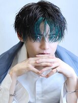 コンフィデンス 新宿3rd(confidence)&nbsp;メンズグレージュインナーカラーツイストスパイラルパーマ