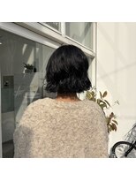 ニトバイアンキシム ボブ(nit by AHNKISM)&nbsp;ボブに飽きた方はボブパーマ♪