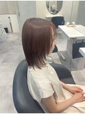 ラベンダーベージュで透明感