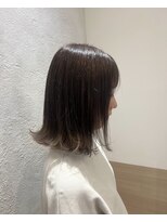 イチエ(icie)&nbsp;【奥野】外ハネボブ×ベージュエンドカラー