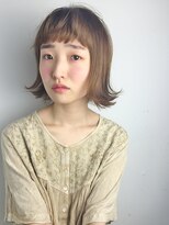 クリアーオブヘアー 栄南店(CLEAR of hair)&nbsp;【CLEAR】外はねボブ×ミルクティーカラー