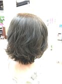 30代40代　大人ゆるふわウェーブ/外ハネウェーブ/肩ライン/小顔