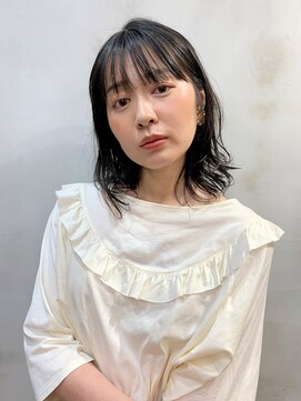 ヘアーソート(HAIR SORT) ミディアムヘア×デジタルパーマ【SORT森平千穂】