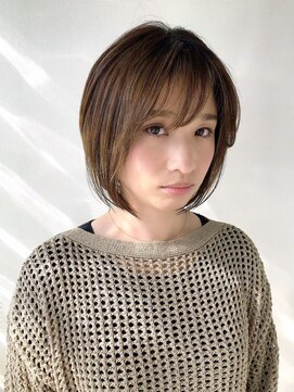 トータルビューティーハウス フラップ ミチ 野田店(total beauty house flap MICHI) 【flap MICHI島田和也】小顔に見えるナチュラルボブ