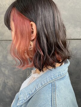 カリーナコークス 原宿 渋谷(Carina COKETH) インナーカラー(ダブルカラー/イヤリングカラー/ケアブリーチ)