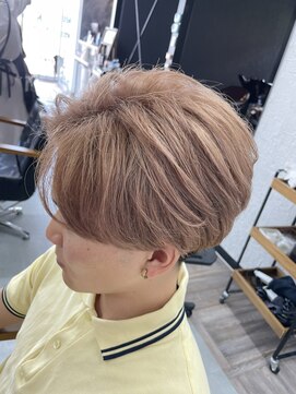 リ シャルム バイ エニーハウ 南七日町店(Re charm by anyhow) [リシャルム][須佐勝也][長岡］ミルクティーカラー